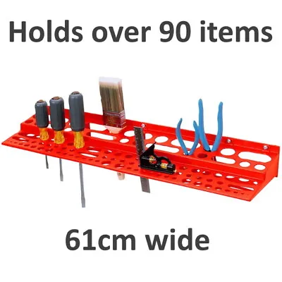 £8.99 • Buy Wall Tool Shelf Diy Hobby Craft Storage Tidy Kit Home Garage Workstation Shelves