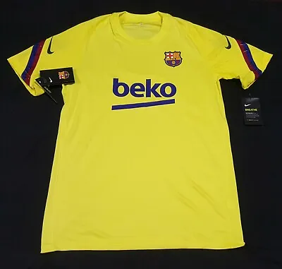 Nike FC Barcelona BRT Strike Men's Short Shirts Football Jersey CD3204-705-  • $60