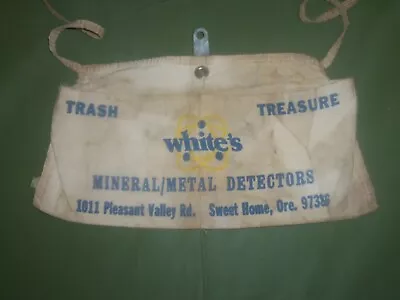 Vintage White's Cloth Nail Bag Apron Sweet Home Oregon • $15