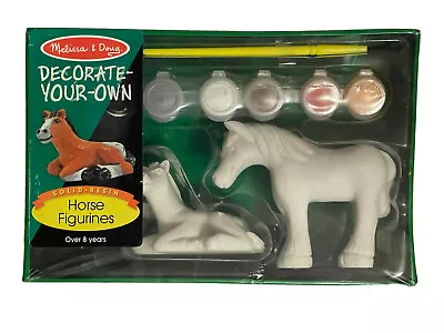 Melissa & Doug Decorate Your Own Horse Figurine • $10