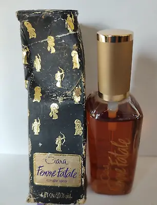 Revlon Ciara Femme Fatale Cologne Spray 1.0 FL. OZ. DAM BOX VINTAGE 90's • $42