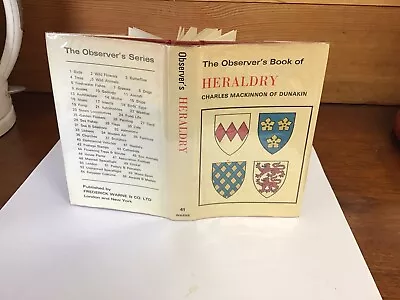 Observers Book Of Heraldry 1975: • £9.99