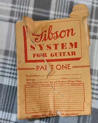 $40 • Buy Gibson System For Guitar Part One - Instruction Packet 1939 Kalamazoo, MI - RARE