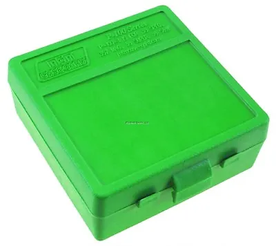 MTM 100 Round Flip-Top Ammunition Box 38/357 Cal Green • $8.80