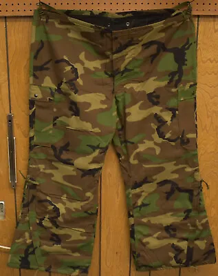 US Military Camo Chemical Protective XX-Large Mens Pants / Oovergarment Class 1 • $33