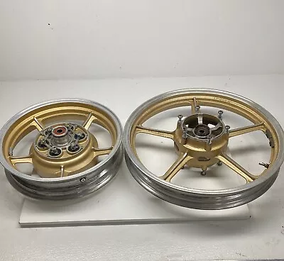 1985 Yamaha Virago 750 Front And Rear Wheels Rims Set OEM  • $344.23