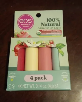 EOS Moisturizing Lip Balm Stick Variety 4 Pack (X4) • $13.99