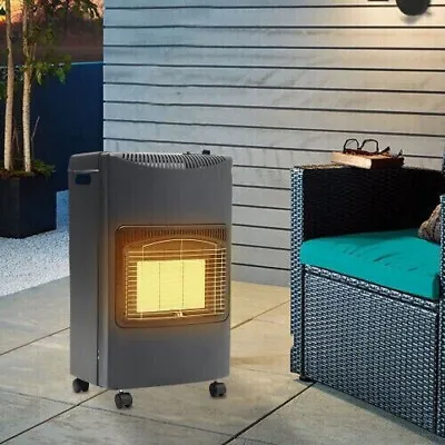 4.2kw New Calor Gas Portable Cabinet Heater Fire Butane With Regulator & Hose • £63.99