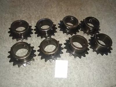 Lot 8 Vintage Small Industrial Roller Sprockets Steampunk Machine Gear Cog Wheel • $12.49