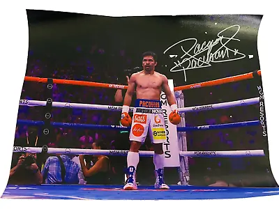 Manny Pac-Man Pacquiao Autographed Signed 11 X 14 Photo Picture Team Pacquiao • $100