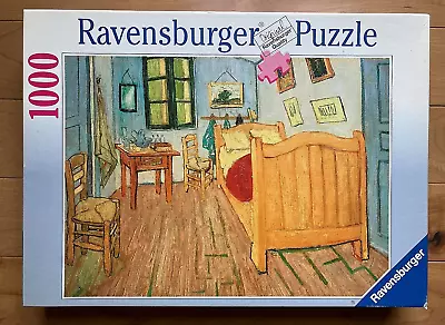 Ravensburger 1000 Piece Vincent Van Goghs Bedroom In Arles 1888 Jigsaw Puzzle • $19.84