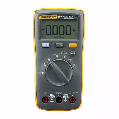 £104.98 • Buy Fluke 107 Digital Multimeter F107 Palm-sized AC DC Current Voltage Ohm