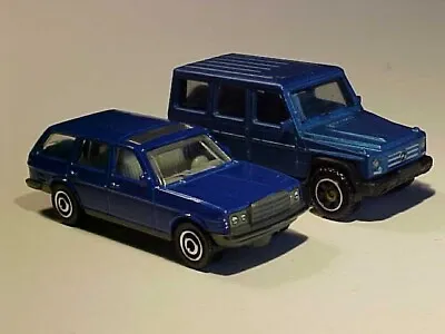 LOT 2: 1980 Mercedes 300TD W123 2015 G Class Matchbox 1/64 Diecast Mint Loose • $7.50