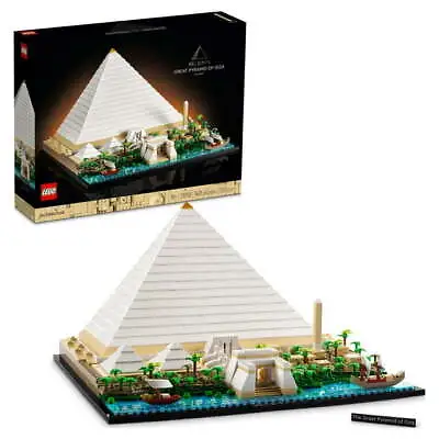 LEGO Architecture Great Pyramid Of Giza Set 21058 Home Décor Model Building Kit • $107.43