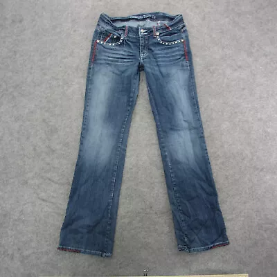 Cowgirl Tuff Jeans Women's 27x35 Blue Medium Wash Skinny Jeans *Note • $19.98