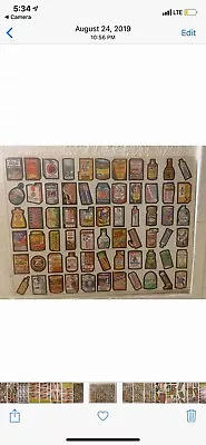 Complete Mint Set Of 66 Sticker Card 1979 Wacky Packages Wacky Packs Uncut Sheet • $44