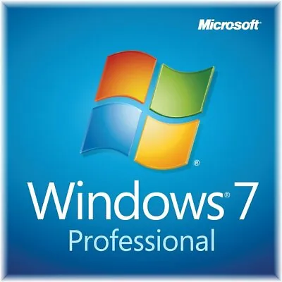 £299.99 • Buy Windows 7 Professional 64 Bit License W/DVD - Full Version - English