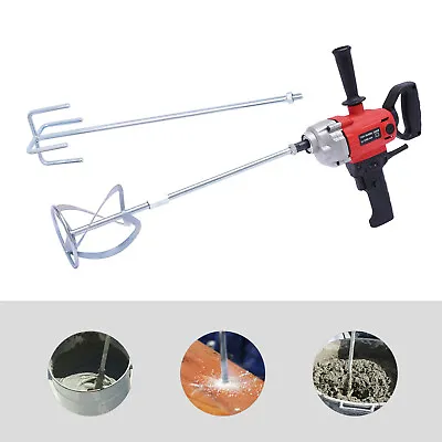 Corded Electric Drill Mixer Concrete Mud Drill Mixing Tool Machine 2400W 1200rpm • $62.70