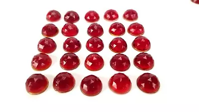 Vintage (25) RUBY RED Glass (Sign REFLECTOR Warning JEWELS) Not Cats Eye Faceted • $39.98