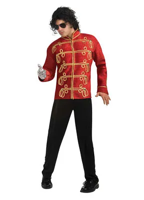 $29.99 • Buy Adult Licensed Michael Jackson Military Jacket Red Or Black Costume