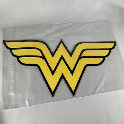 Official DC Comics Wonder Woman X-Large Logo Embroidered Iron On Applique Patch • $17.97