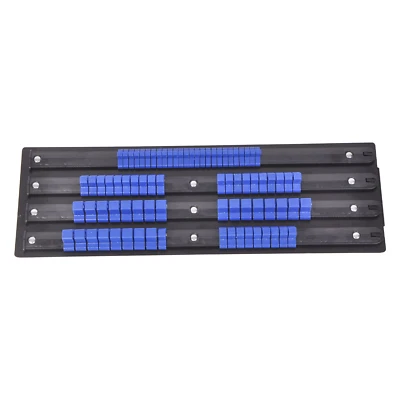 $26.79 • Buy 1/4 3/81/2 Socket Organizer Storage Rail Rack Holder Industrial ABS Mountable AU