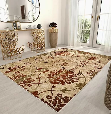 Rugs For Living Room 8x10 Red Floor Carpet Red Rugs Runners Hallway Burgundy 5x7 • $39.99