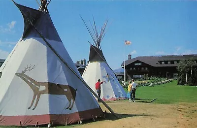 Indian Tepees Glacier National Park Lodge East Glacier Montana • $4.45