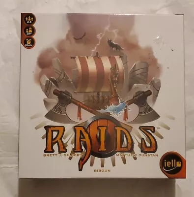 New Raids Board Game By Iello Viking Strategy Nautical Adventure 2-4 Players • $24.99