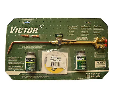 Victor Powder Spray Torch Kit VPT-100 100FC Handle 0384-1265 • $689.95