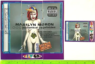 Marilyn Manson  ~MARILYN MORON~  2001 SILLY CDs  1 COLLECTOR + 6 PUZZLE CARD SET • $4.39