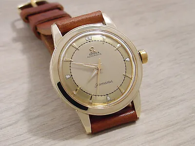 Omega 14k Gold Seamaster Automatic Vintage Men's Watch • $2795