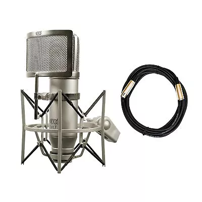 MXL V87 Studio Condenser Microphone Bundle With 20-foot XLR Cable • $199.95