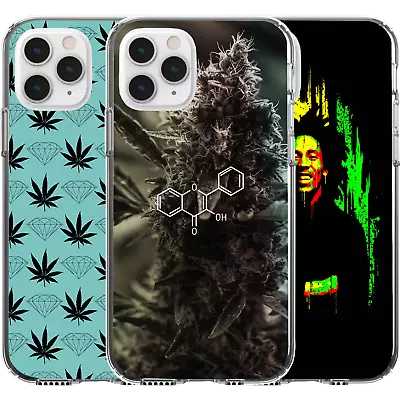 £11.20 • Buy Silicone Cover Case Funny Weed Art Inhale Good High Life Calm Lion Bob Marley