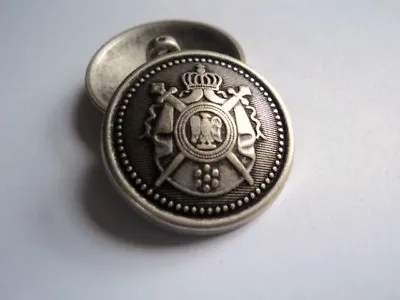 M2089 LARGE COAT OF ARMS SILVER & BRASS & GOLD METAL BUTTONS 15-18-21-23-26mm • £3.60