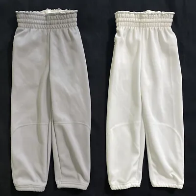 Majestic Youth Elastic Waist Pull-Up Baseball Pants Size: XS Choose Color • $9.99