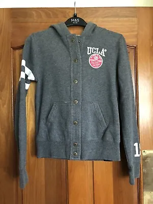 UCLA Grey Hooded Jacket - Size 8 • £6
