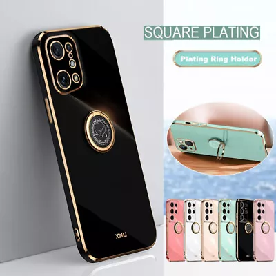 Shockproof Ring Case For OPPO Find X5 X3 Lite A17 A78 A79 A58 Soft Gel Covers • $14.99