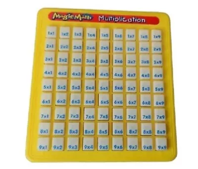 Vintage Magic Math Multiplication Learning Toy Machine Educational Press & See • $25