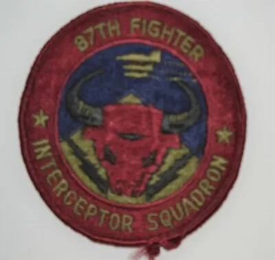 $10 • Buy Vintage USAF 87TH Fighter Interceptor Squadron Patch 
