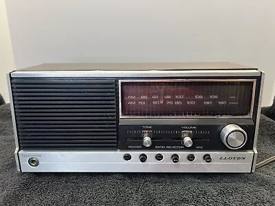 $33.89 • Buy Lloyds Am/Fm Radio Model RR-8609, Vintage Works Great.