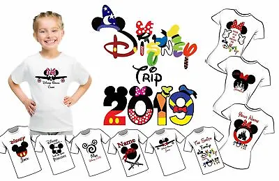 Iron On T Shirt Transfer Personalised Your Name Sticker Minnie Mouse Vinyl • £2.59