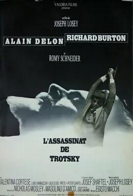 Delon Burton Schneider ASSASSINATION OF TROTSKY Losey 1972 FRENCH POSTER 16x24 • $199.99