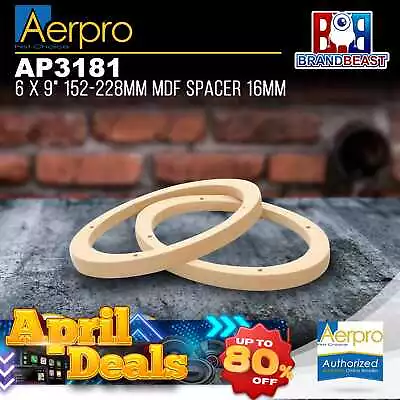 Aerpro AP3181 6x9  MDF Speaker Spacers • $16.99