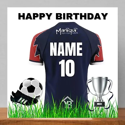 Personalised FALKIRK FC Football Shirt Birthday Card • £3.59