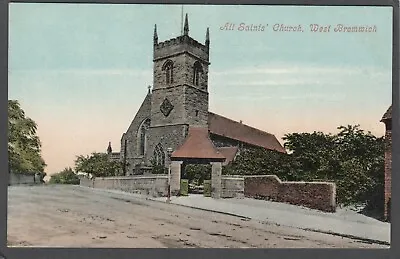 Postcard West Bromwich Nr Walsall Early View Of All Saints Church • £4.99