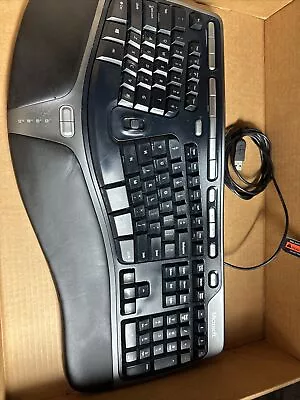 Microsoft Natural Ergonomic Keyboard 4000 V1.0 KU-0462 USB Wired Working Tested • $28.99