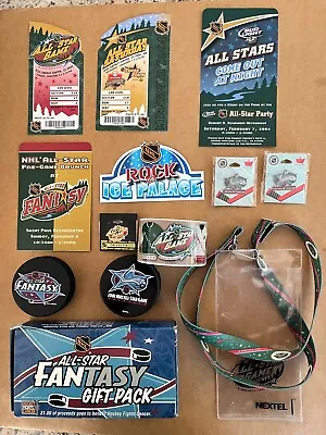 Lot Of 2004 NHL All Star Game/Minnesota Wild Memorabilia;Ticket Stubs PucksPin • $112.50