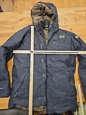 Mountain Hardwear Down Jacket Conduit Hooded Parka Insulated Puffer Thermal L GC • $110