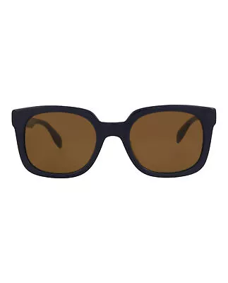 Alexander McQueen Mens Square/Rectangle Blue Blue Brown Fashion Designer Eyewear • $104.99